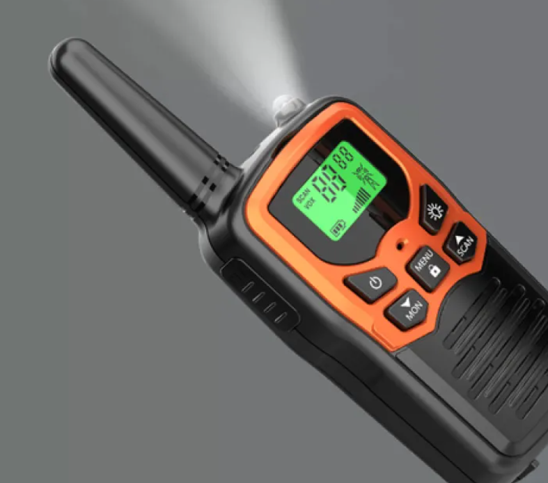 Long Range 10KM Walkie Talkie Set with Flashlight