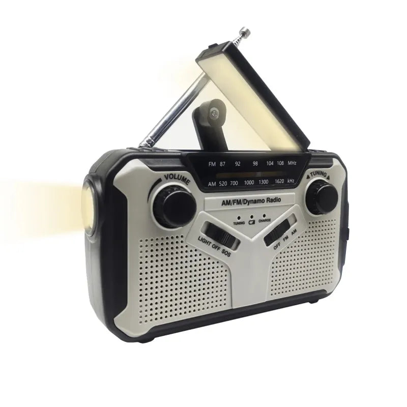 Hand Crank Solar Emergency Radio Power Bank